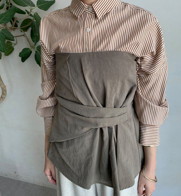  「アシメタックビスチェ」|シャツ・ブラウス|