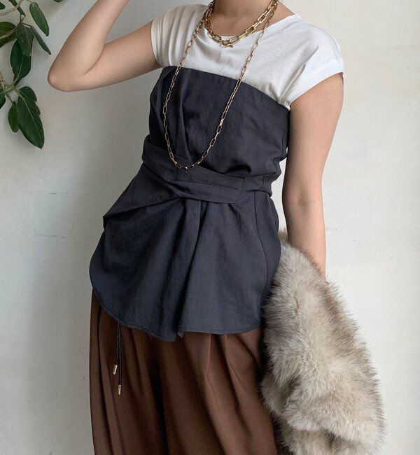  「アシメタックビスチェ」|シャツ・ブラウス|