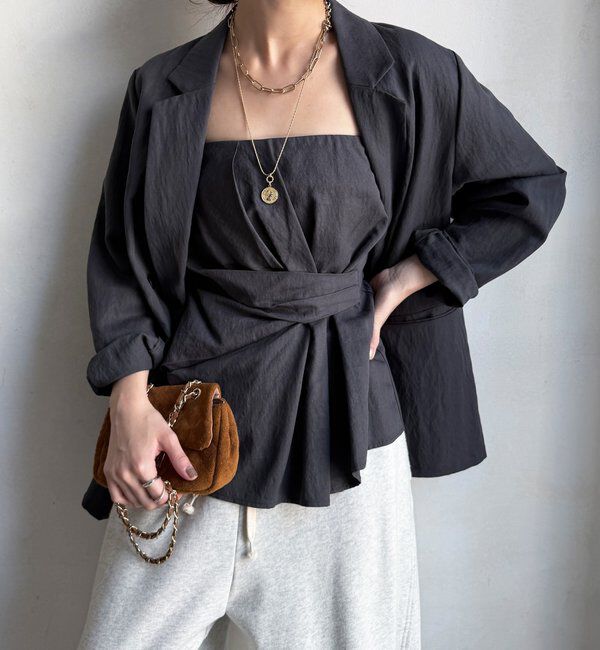  「アシメタックビスチェ」|シャツ・ブラウス|