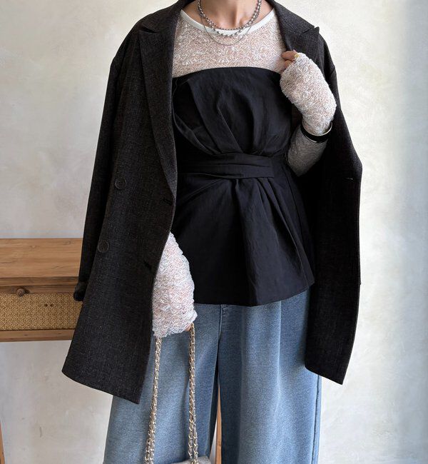  「アシメタックビスチェ」|シャツ・ブラウス|