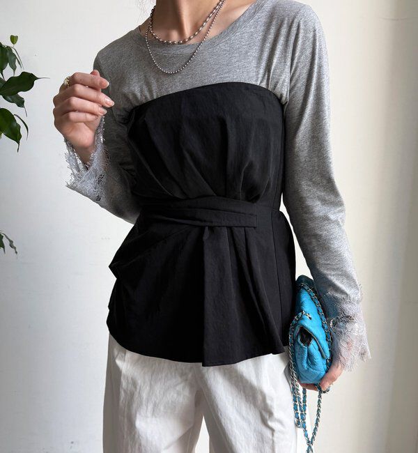  「アシメタックビスチェ」|シャツ・ブラウス|