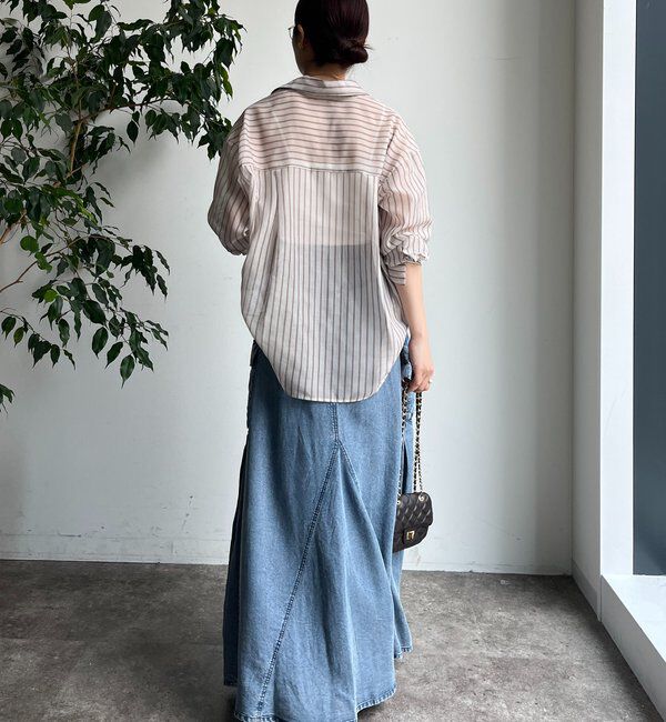  「リヨセルデニムカーゴスカート」|スカート|