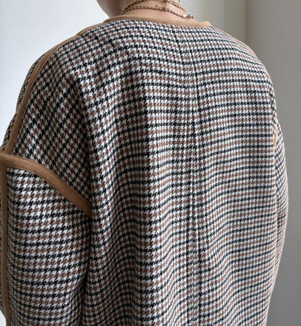  「【インフルエンサー SAKURA企画】チェックハーフコート」|その他|