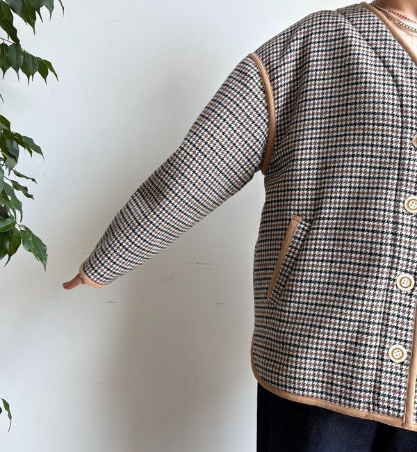  「【インフルエンサー SAKURA企画】チェックハーフコート」|その他|