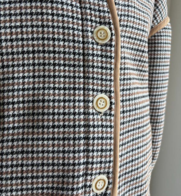  「【インフルエンサー SAKURA企画】チェックハーフコート」|その他|