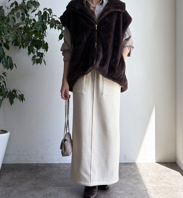  「ボンバーヒートIラインスカート」|スカート|