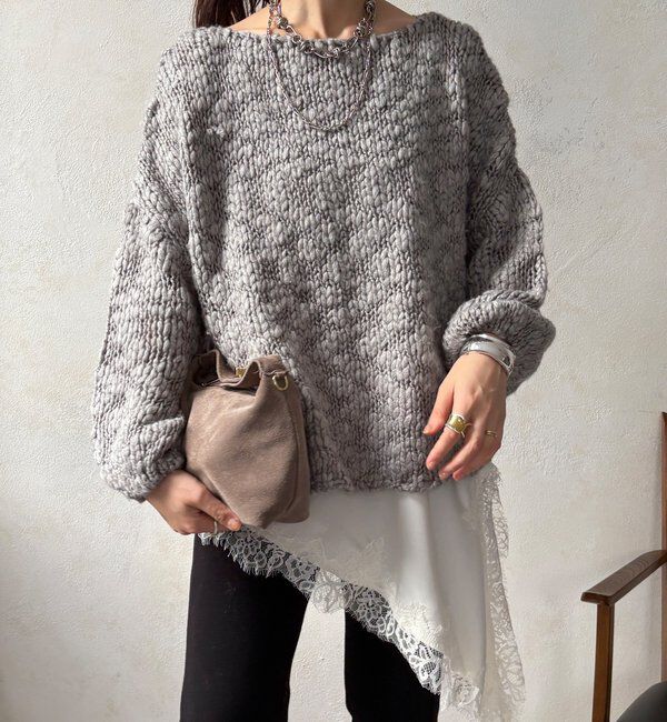  「ローゲージニット」|ニット・セーター|