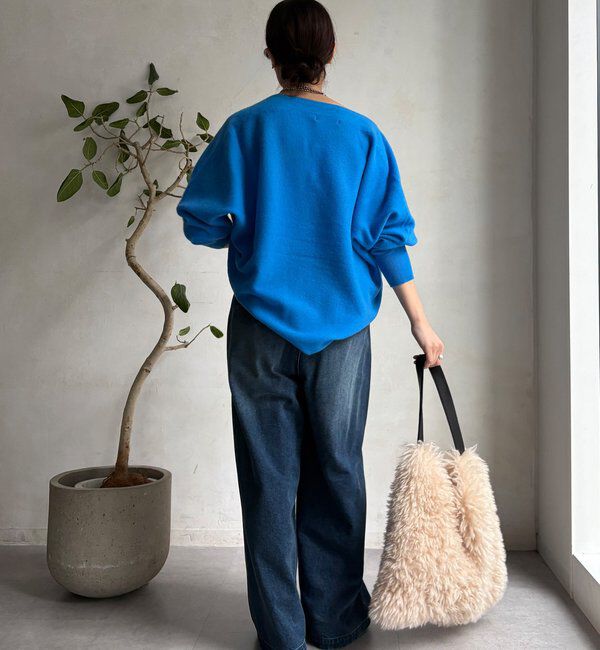  「メリノウール100%ボートネック」|ニット・セーター|