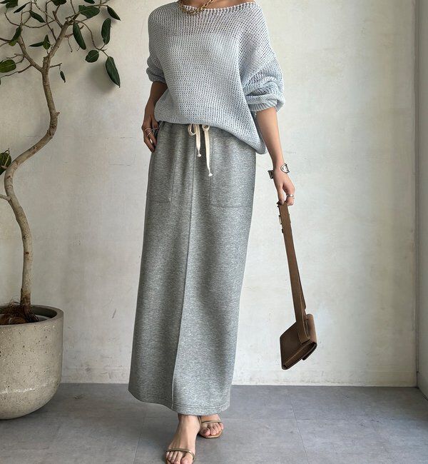  「コットンダンボールタイトスカート」|スカート|