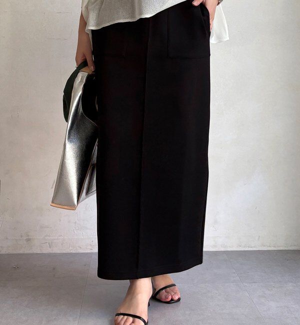  「コットンダンボールタイトスカート」|スカート|