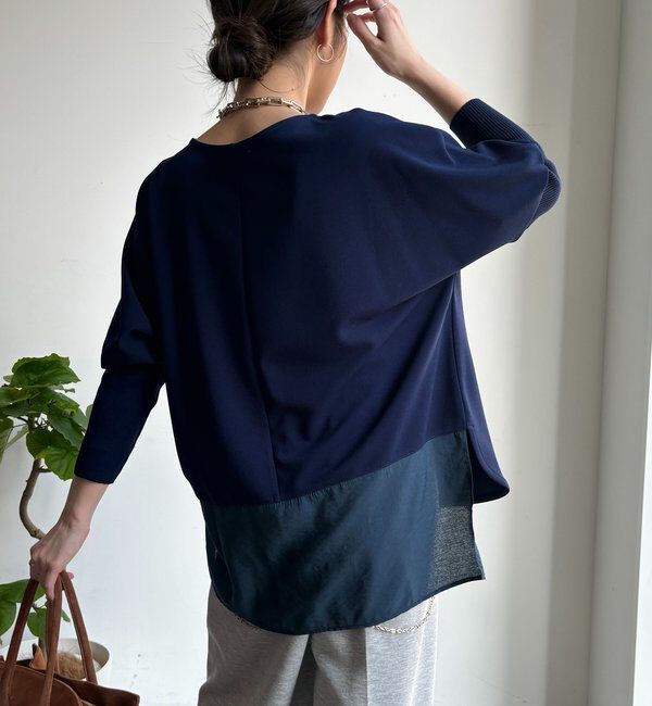  「ジョーゼットドッキングプルオーバー」|シャツ・ブラウス|