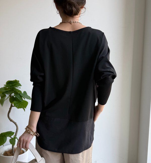  「ジョーゼットドッキングプルオーバー」|シャツ・ブラウス|