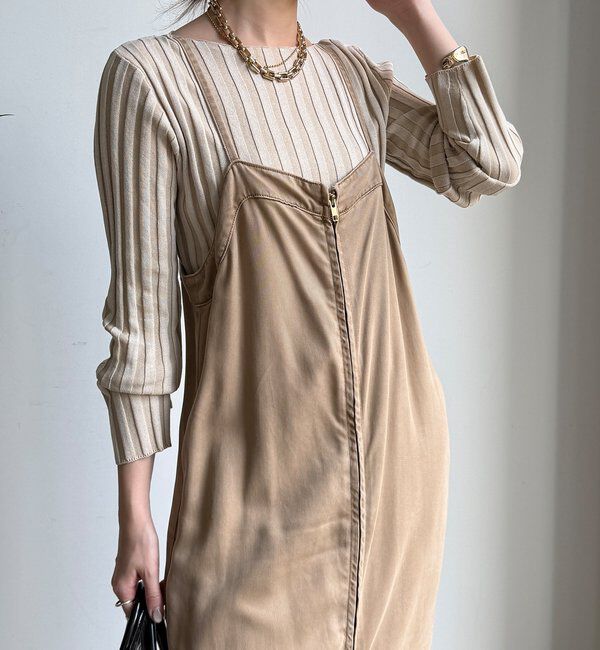  「【WEB限定】ワイドリブボートネックプルオーバー」|ニット・セーター|