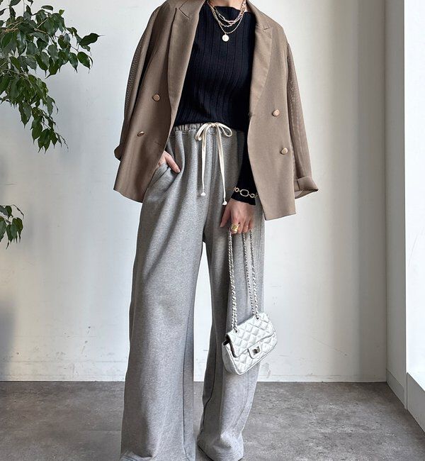  「【WEB限定】ワイドリブボートネックプルオーバー」|ニット・セーター|