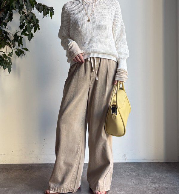  「コットンローゲージプルオーバー」|ニット・セーター|