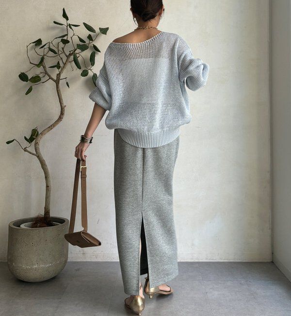  「コットンローゲージプルオーバー」|ニット・セーター|