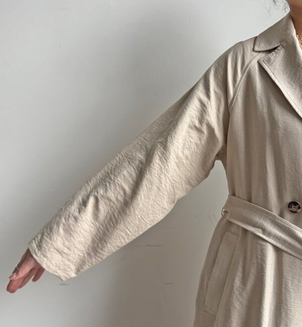  「【WEB限定】スウェードライクトレンチコート」|その他|