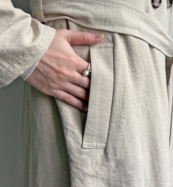  「【WEB限定】スウェードライクトレンチコート」|その他|