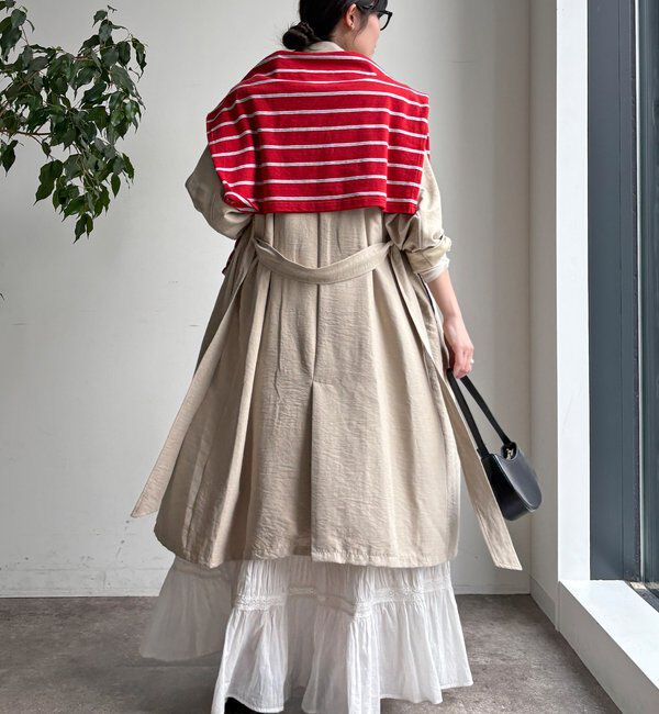  「【WEB限定】スウェードライクトレンチコート」|その他|