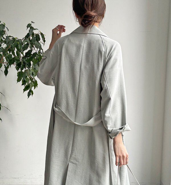  「【WEB限定】スウェードライクトレンチコート」|その他|