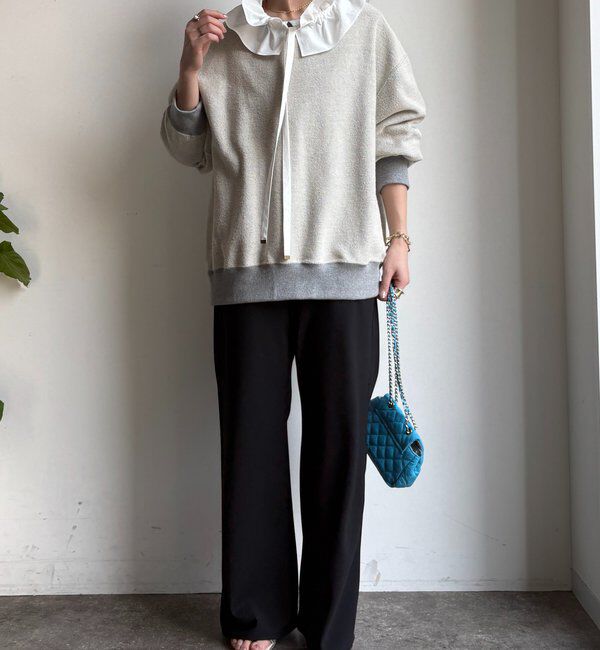  「ダブルフリルカラーブラウス」|シャツ・ブラウス|