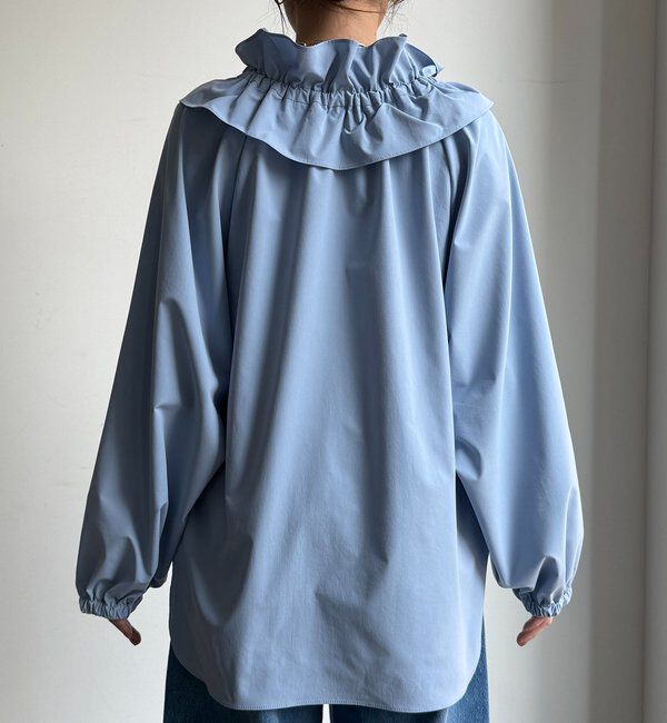  「ダブルフリルカラーブラウス」|シャツ・ブラウス|