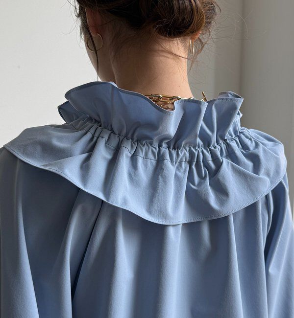  「ダブルフリルカラーブラウス」|シャツ・ブラウス|
