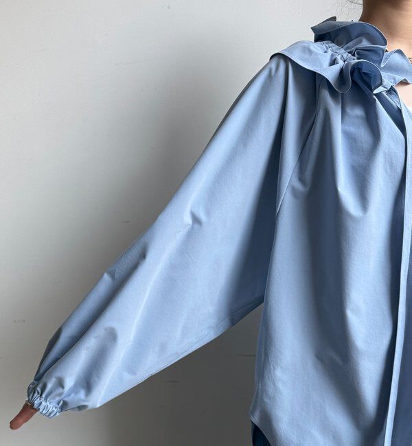  「ダブルフリルカラーブラウス」|シャツ・ブラウス|