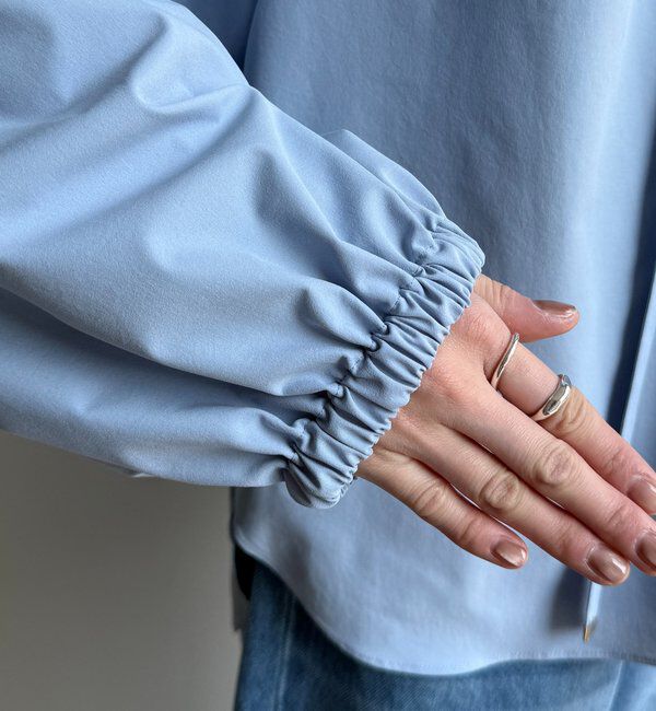  「ダブルフリルカラーブラウス」|シャツ・ブラウス|