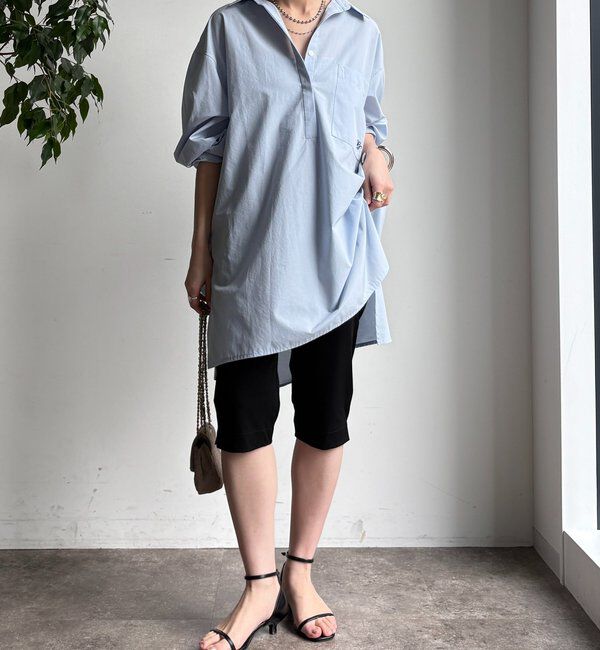  「ツイルストレッチカプリパンツ」|チノ|