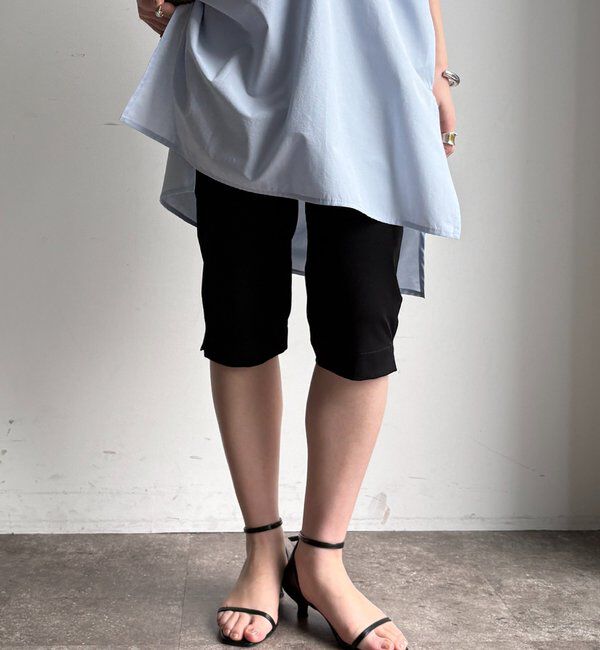  「ツイルストレッチカプリパンツ」|チノ|