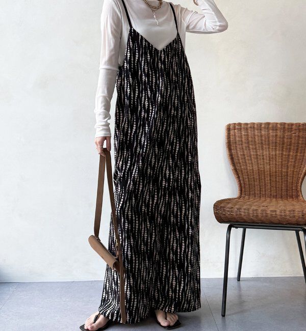  「【WEB限定/セットアップ対応】ラップキャミサロペット」|ワンピース|