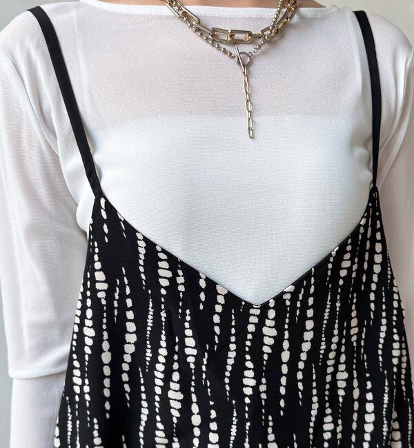  「【WEB限定/セットアップ対応】ラップキャミサロペット」|ワンピース|