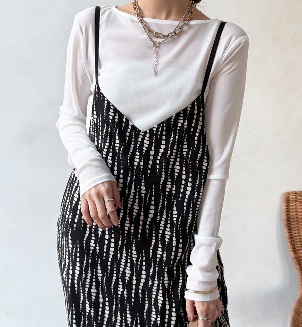  「【WEB限定/セットアップ対応】ラップキャミサロペット」|ワンピース|