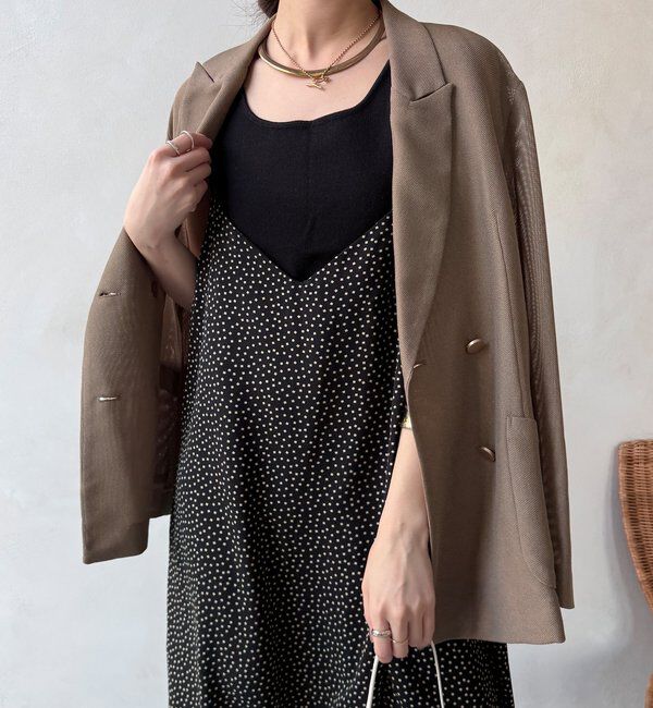  「【WEB限定/セットアップ対応】ラップキャミサロペット」|ワンピース|