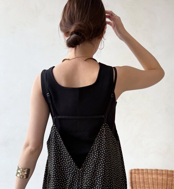  「【WEB限定/セットアップ対応】ラップキャミサロペット」|ワンピース|