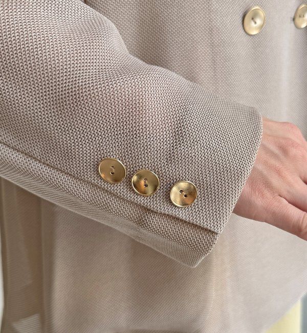  「メッシュノーカラーバックリボンジャケット」|テーラードジャケット|