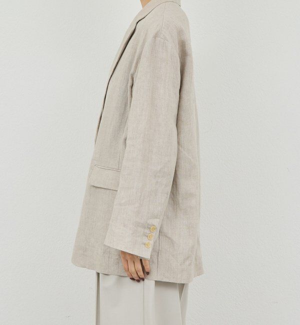  「【セットアップ対応】リネンジャケット」|その他|