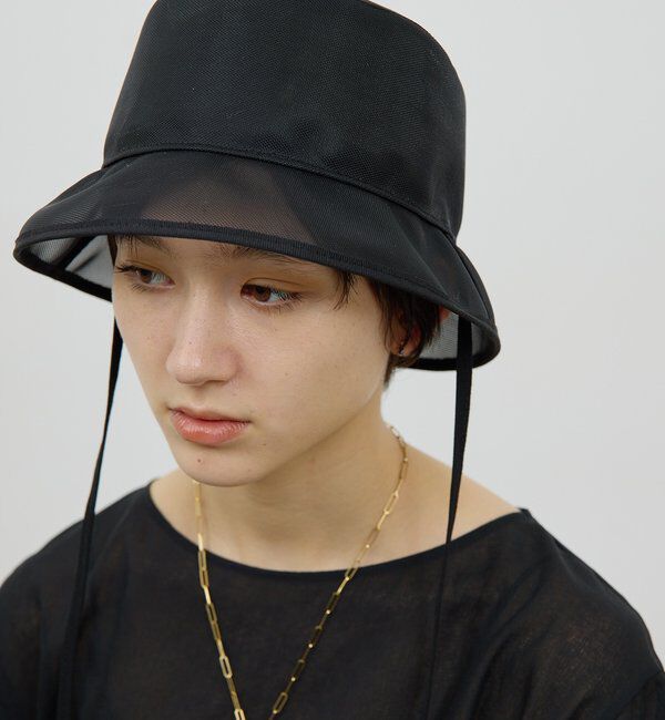  「【FERRUCCIO VECCHI】 シアーハット」|ハット|ブラック