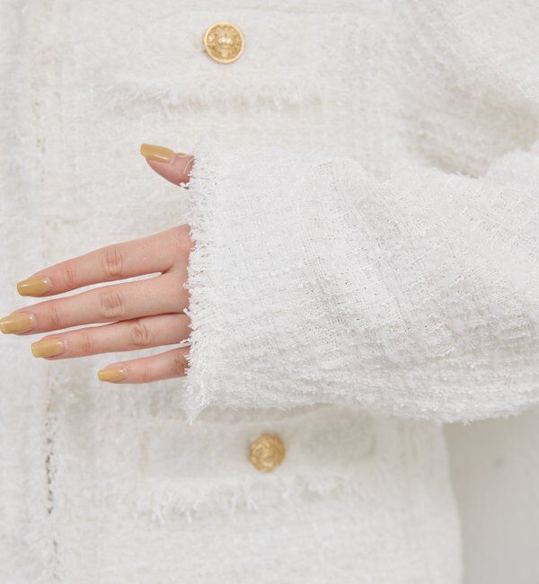  「【手洗い可】ツイードショートジャケット」|その他|