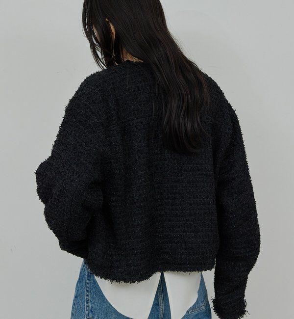  「【手洗い可】ツイードショートジャケット」|その他|