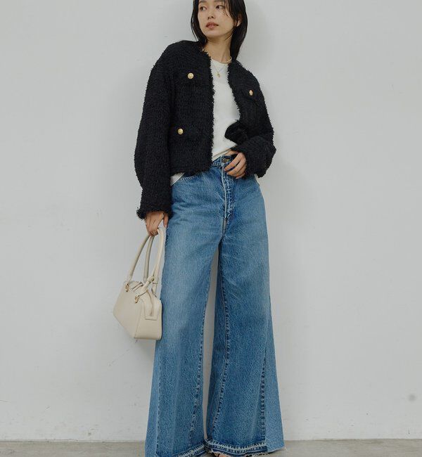  「【手洗い可】ツイードショートジャケット」|その他|