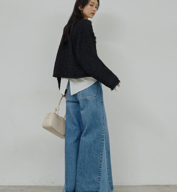  「【手洗い可】ツイードショートジャケット」|その他|