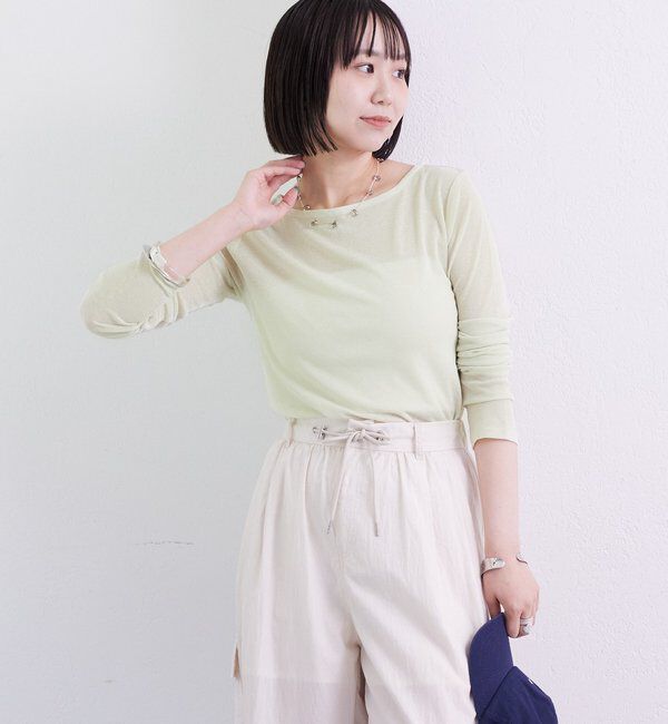  「newシアーロングTシャツ」|Tシャツ・カットソー|