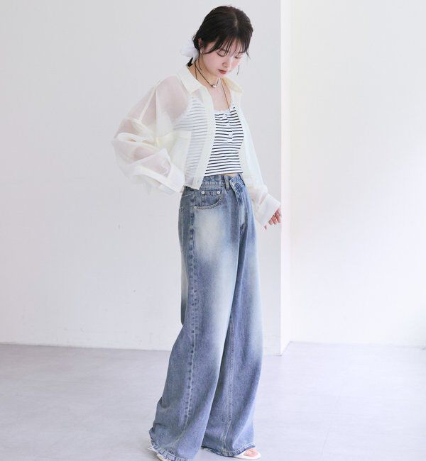  「シアーショートシャツ」|シャツ・ブラウス|