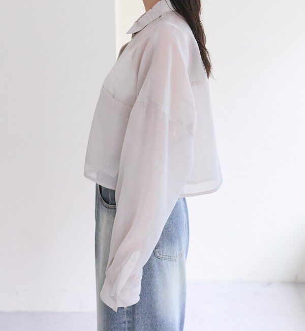  「シアーショートシャツ」|シャツ・ブラウス|