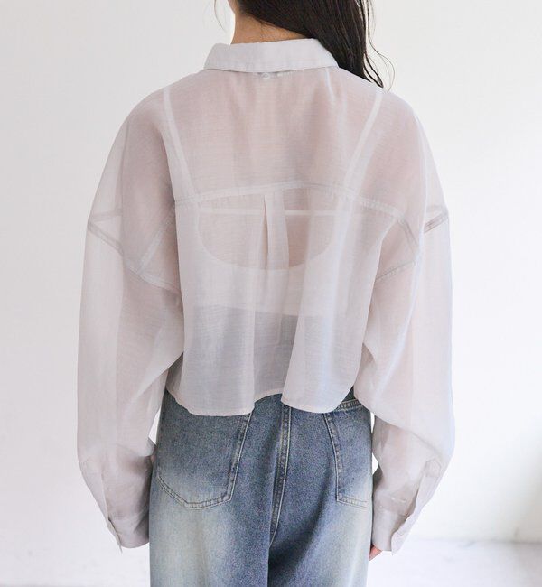  「シアーショートシャツ」|シャツ・ブラウス|