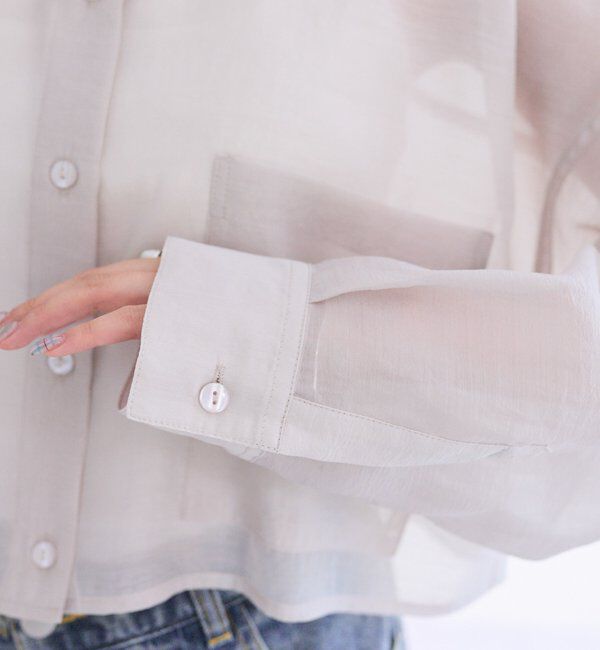  「シアーショートシャツ」|シャツ・ブラウス|