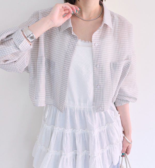  「シアーショートシャツ」|シャツ・ブラウス|