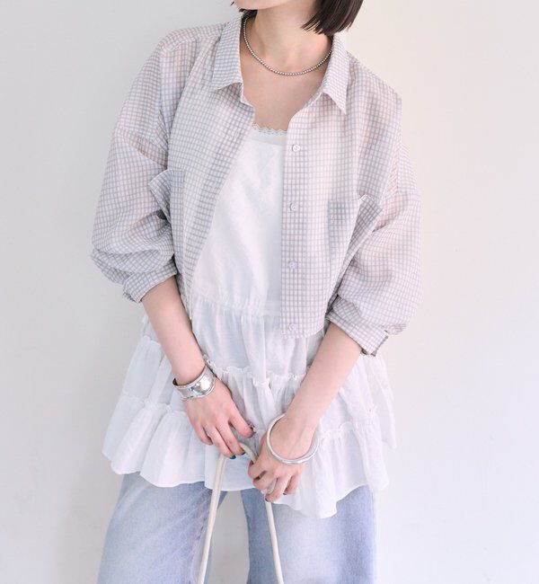  「シアーショートシャツ」|シャツ・ブラウス|